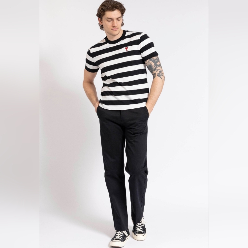AMI black straight fit Chino pants size M BNWOT
